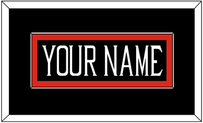 Texas Tech Baseball Nameplate - Alternate Black (2018-2019) - Essential Tier 2