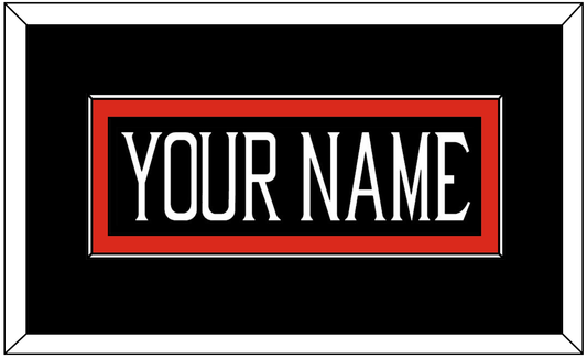 Texas Tech Baseball Nameplate - Alternate Black (2018-2019) - Essential Tier 2