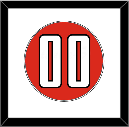 Texas Tech Baseball Number - Alternate Red (2018-2019) - Essential Tier 1