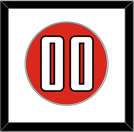 Texas Tech Baseball Number - Alternate Red (2018-2019) - Essential Tier 1
