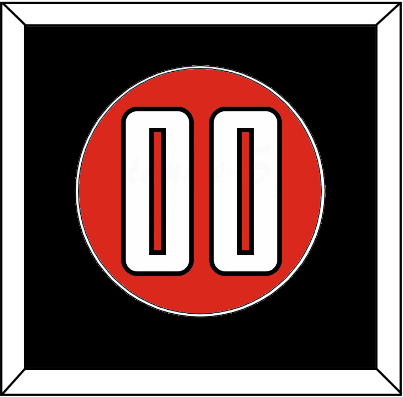 Texas Tech Baseball Number - Alternate Red (2018-2019) - Essential Tier 2