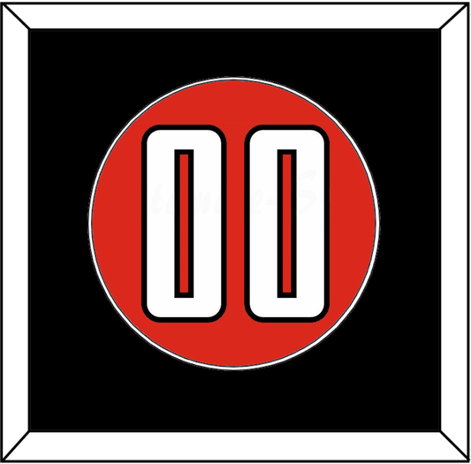 Texas Tech Baseball Number - Alternate Red (2018-2019) - Essential Tier 2