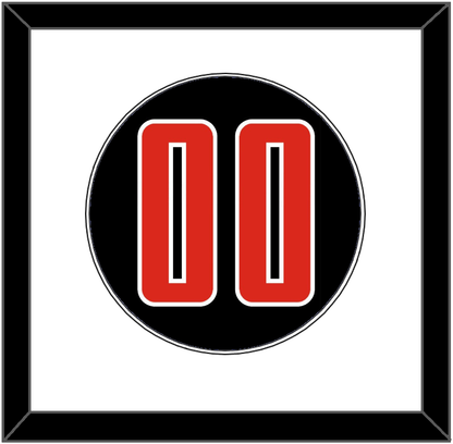 Texas Tech Baseball Number - Alternate Black (2018-2019) - Essential Tier 1