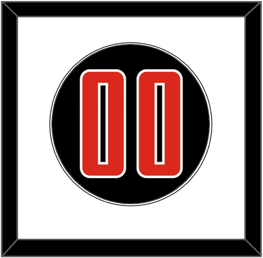Texas Tech Baseball Number - Alternate Black (2020) - Essential Tier 1