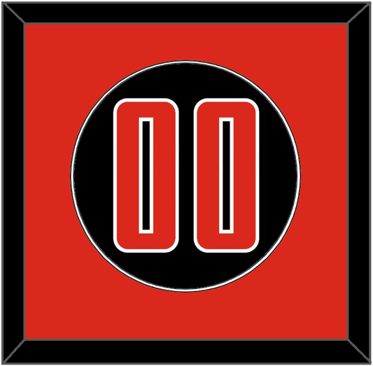 Texas Tech Baseball Number - Alternate Black (2020) - Essential Tier 2