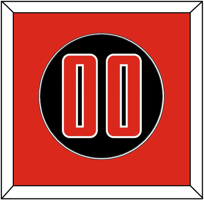 Texas Tech Baseball Number - Alternate Black (2020) - Essential Tier 2