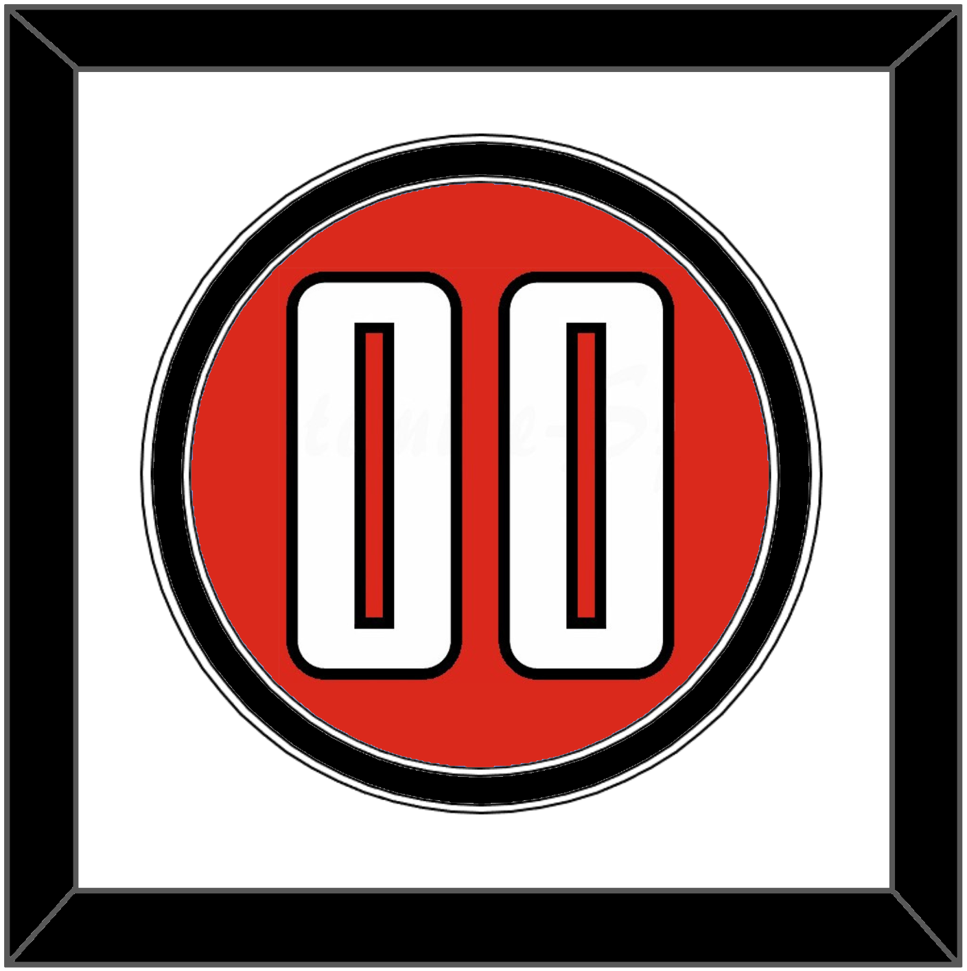 Texas Tech Baseball Number - Alternate Red (2018-2019) - Signature Tier 1