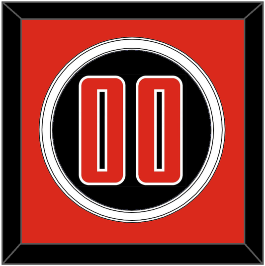 Texas Tech Baseball Number - Alternate Black (2020) - Signature Tier 3