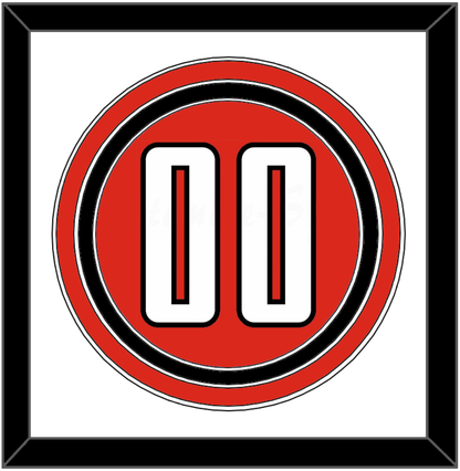Texas Tech Baseball Number - Alternate Red (2018-2019) - Premier Tier 1