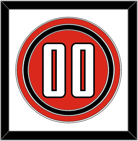 Texas Tech Baseball Number - Alternate Red (2018-2019) - Premier Tier 1