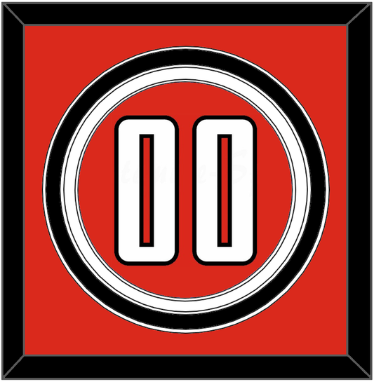 Texas Tech Baseball Number - Alternate Red (2018-2019) - Premier Tier 2
