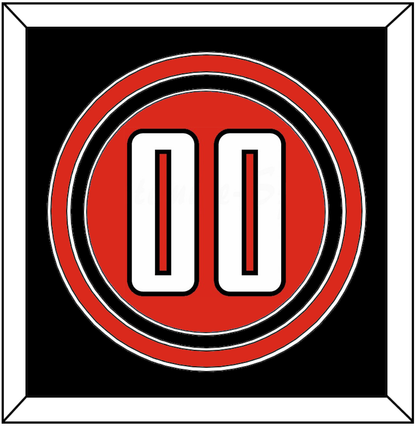 Texas Tech Baseball Number - Alternate Red (2018-2019) - Premier Tier 3