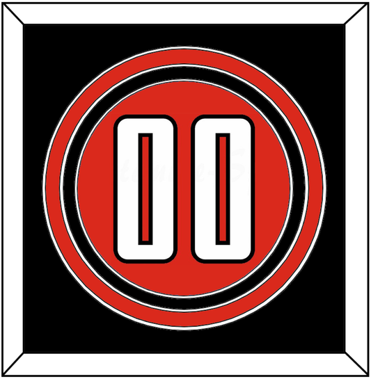 Texas Tech Baseball Number - Alternate Red (2018-2019) - Premier Tier 3