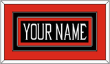 Texas Tech Baseball Nameplate - Alternate Black (2018-2019) - Double Mat 3