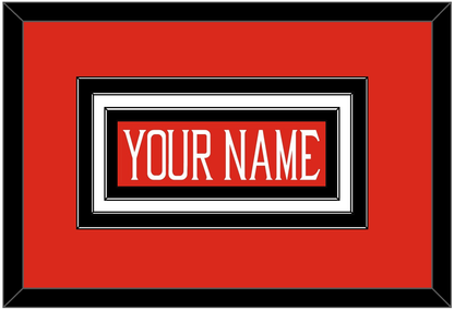 Texas Tech Baseball Nameplate - Alternate Red (2018-2019) - Premier Tier 1