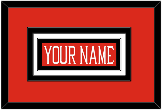 Texas Tech Baseball Nameplate - Alternate Red (2018-2019) - Premier Tier 1