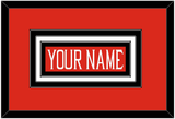 Texas Tech Baseball Nameplate - Alternate Red (2018-2019) - Triple Mat 1