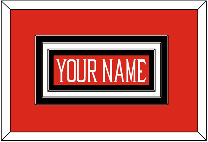 Texas Tech Baseball Nameplate - Alternate Red (2018-2019) - Premier Tier 1