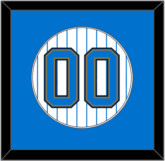 UCLA Baseball Number - Home Pinstripes (2010-2013) - Essential Tier 1