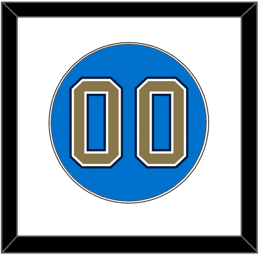 UCLA Baseball Number - Alternate Light Blue (2010-2013) - Essential Tier 1