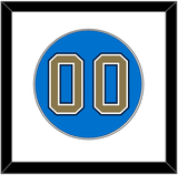 UCLA Baseball Number - Alternate Light Blue (2010-2013) - Single Mat 1