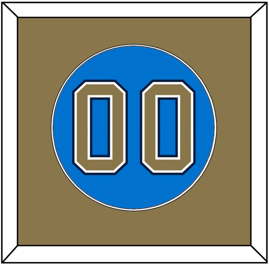 UCLA Baseball Number - Alternate Light Blue (2010-2013) - Essential Tier 2