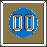 UCLA Baseball Number - Alternate Light Blue (2010-2013) - Single Mat 2