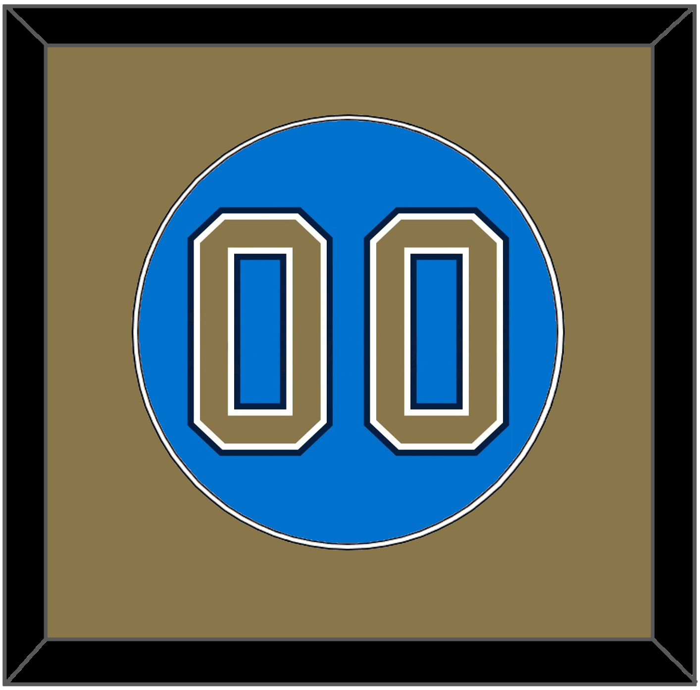 UCLA Baseball Number - Alternate Light Blue (2010-2013) - Essential Tier 2