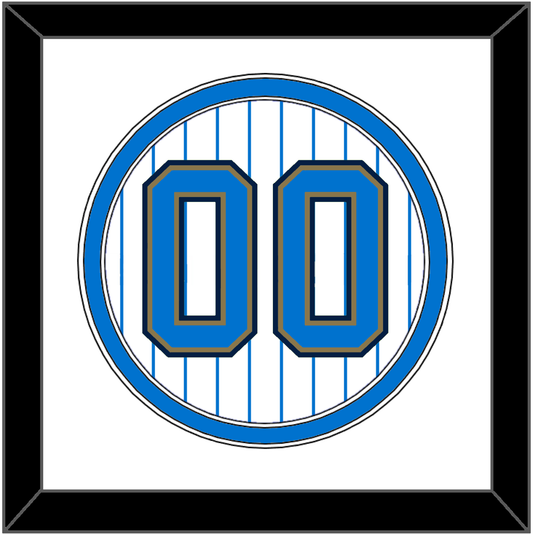 UCLA Baseball Number - Home Pinstripes (2010-2013) - Signature Tier 1