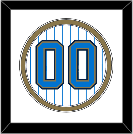 UCLA Baseball Number - Home Pinstripes (2010-2013) - Signature Tier 2