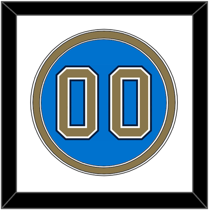 UCLA Baseball Number - Alternate Light Blue (2010-2013) - Signature Tier 1