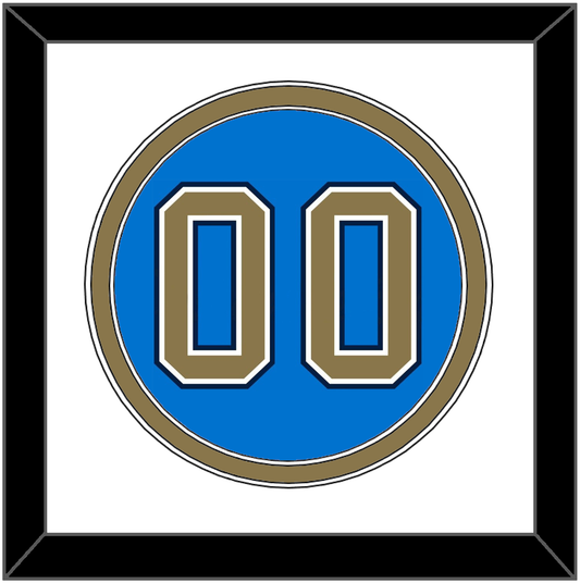 UCLA Baseball Number - Alternate Light Blue (2010-2013) - Signature Tier 1