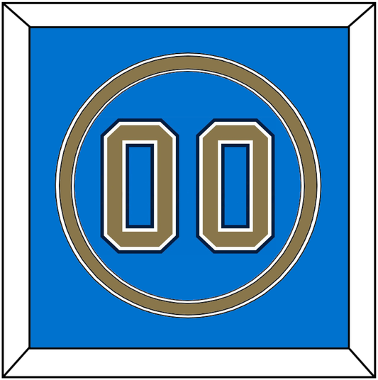 UCLA Baseball Number - Alternate Light Blue (2010-2013) - Signature Tier 2