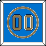 UCLA Baseball Number - Alternate Light Blue (2010-2013) - Double Mat 2