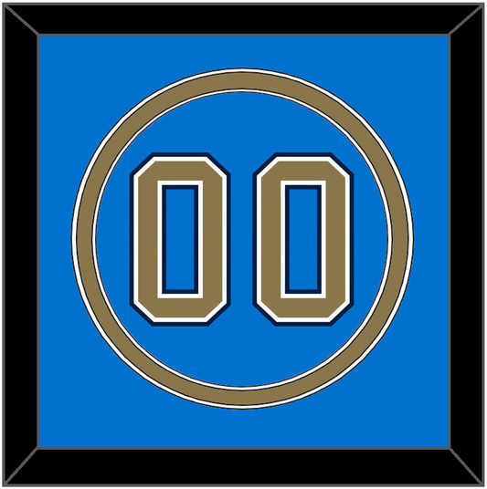 UCLA Baseball Number - Alternate Light Blue (2010-2013) - Signature Tier 2