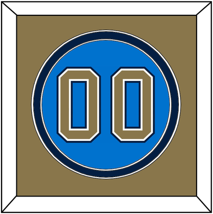 UCLA Baseball Number - Alternate Light Blue (2010-2013) - Signature Tier 3
