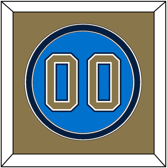 UCLA Baseball Number - Alternate Light Blue (2010-2013) - Signature Tier 3