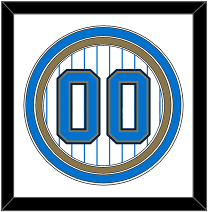UCLA Baseball Number - Home Pinstripes (2010-2013) - Premier Tier 1