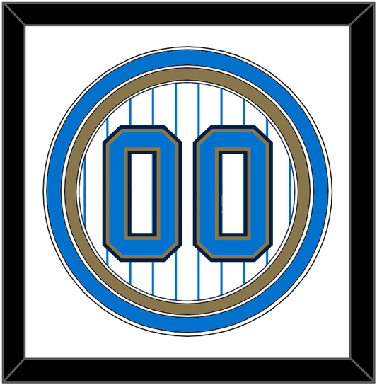 UCLA Baseball Number - Home Pinstripes (2010-2013) - Premier Tier 1