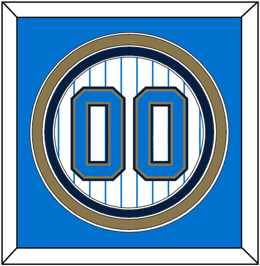 UCLA Baseball Number - Home Pinstripes (2010-2013) - Premier Tier 2