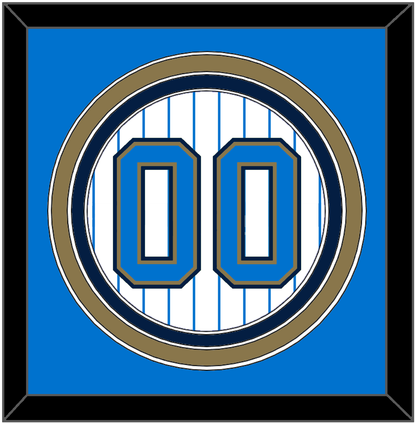 UCLA Baseball Number - Home Pinstripes (2010-2013) - Premier Tier 2