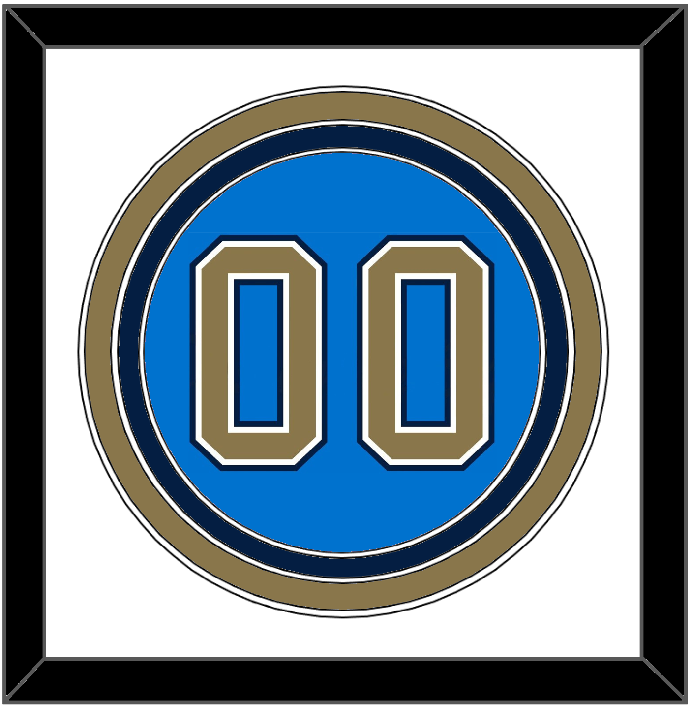 UCLA Baseball Number - Alternate Light Blue (2010-2013) - Premier Tier 1