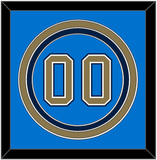 UCLA Baseball Number - Alternate Light Blue (2010-2013) - Triple Mat 2