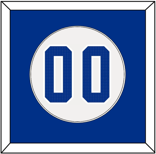 Florida Baseball Number - Home White - Essential Tier 2