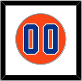 Florida Baseball Number - Alternate Orange - Single Mat 1