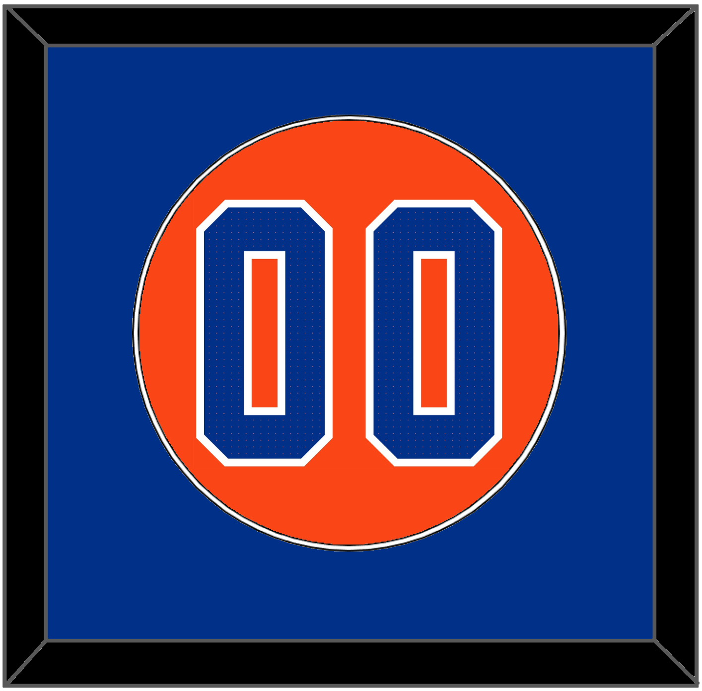 Florida Baseball Number - Alternate Orange - Essential Tier 2