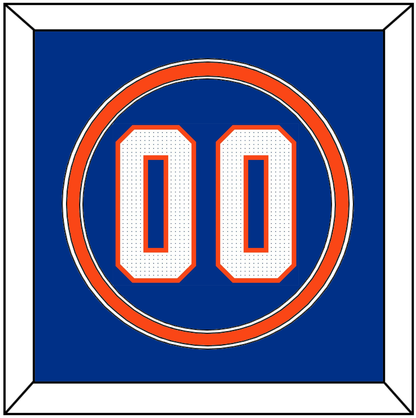 Florida Baseball Number - Road Blue - Signature Tier 2