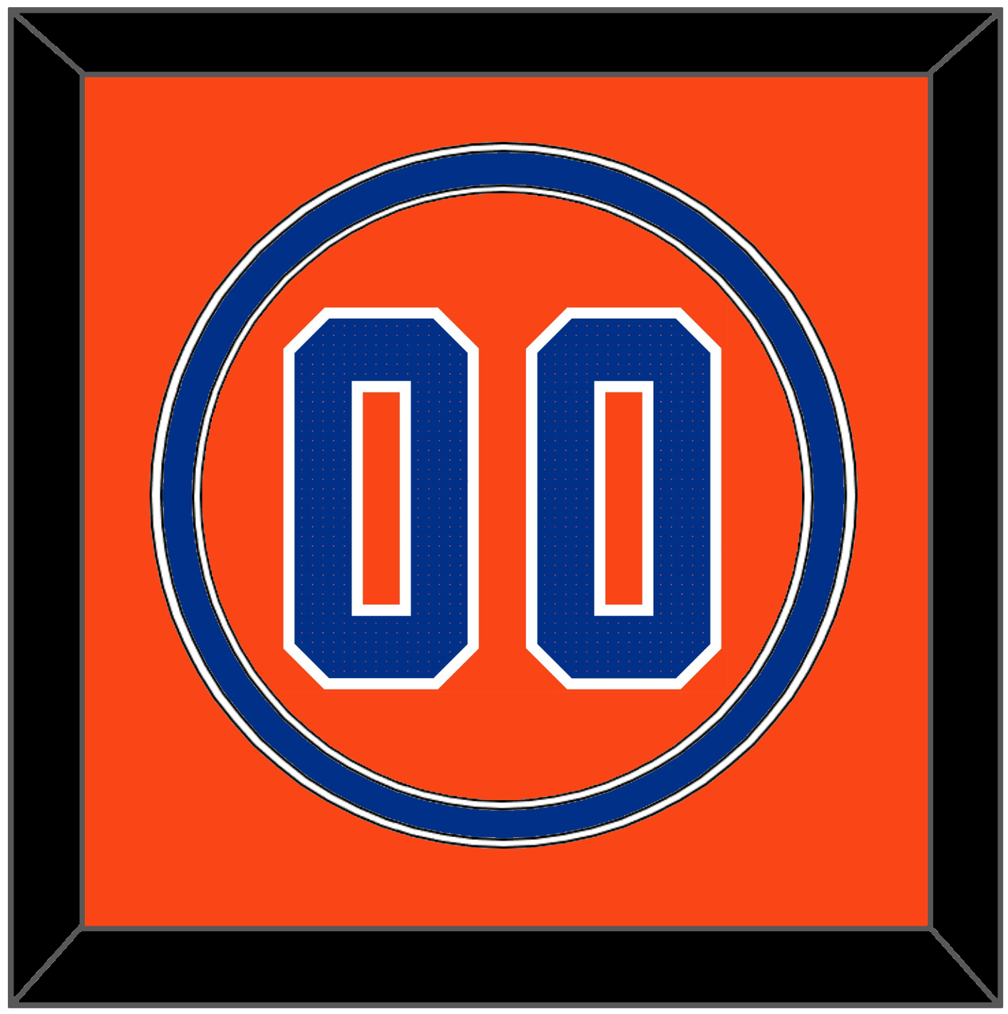 Florida Baseball Number - Alternate Orange - Signature Tier 2