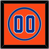 Florida Baseball Number - Alternate Orange - Double Mat 2