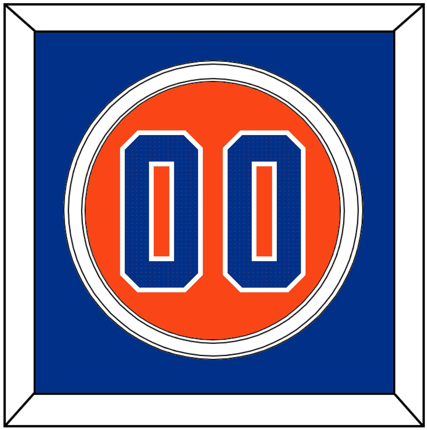 Florida Baseball Number - Alternate Orange - Signature Tier 3
